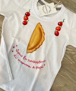 T-Shirt Panzerottina di Mamma e Papà 1-2 Anni PugliAddosso