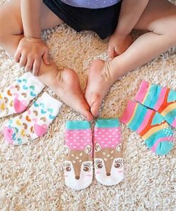 Calzini Antiscivolo FIONA IL CERBIATTO 3 paia 0-24 mesi Zoocchini